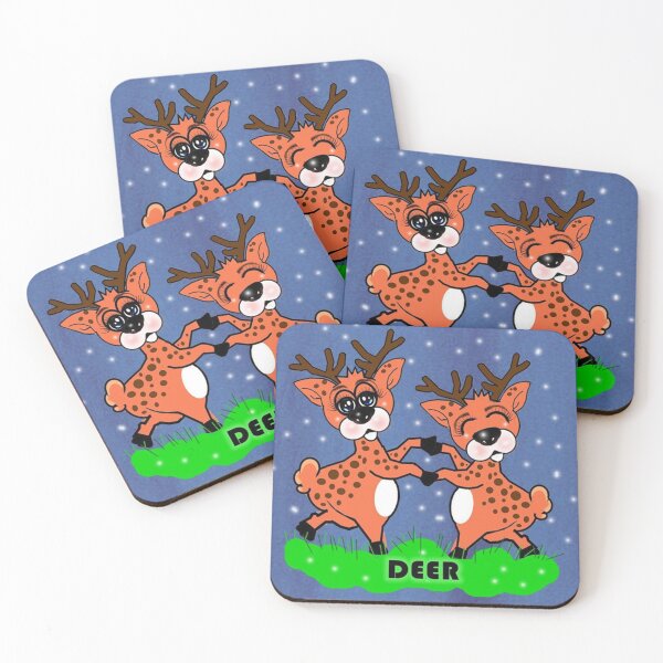 Item preview, Happy deers designed and sold by Shirley cute art .