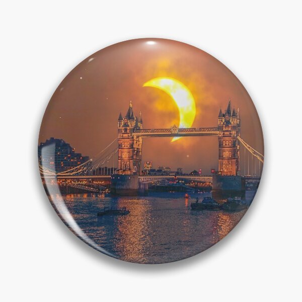 Item preview, Tower Bridge with Moon designed and sold by balazsromsics.