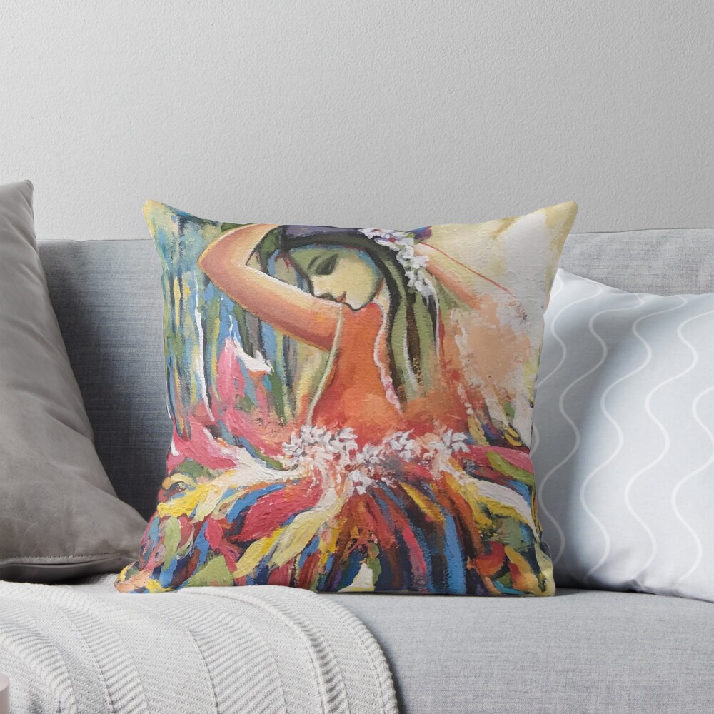 Item preview, Throw Pillow designed and sold by artsmitten.