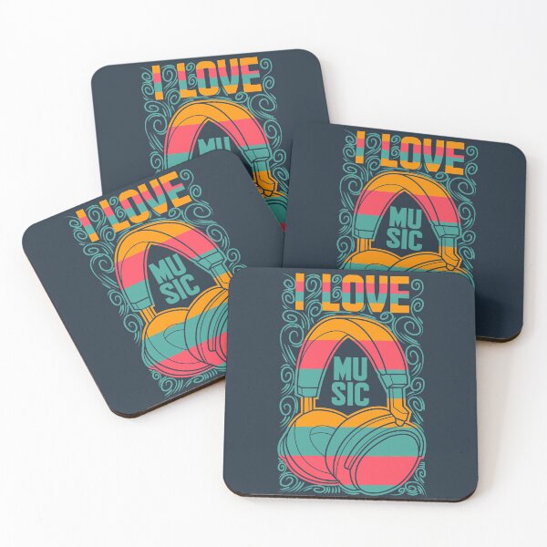 Item preview, I Love Music designed and sold by MusicistApparel.