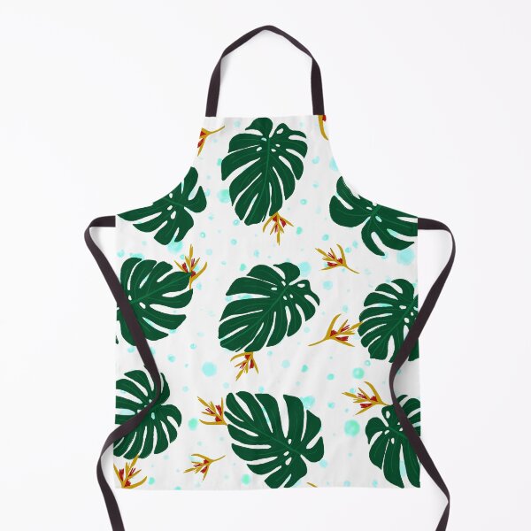 Item preview, Tropical leaves and flowers pattern designed and sold by artisau.