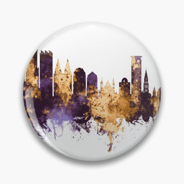 Item preview, The Hague Netherlands Skyline designed and sold by ArtPrints.