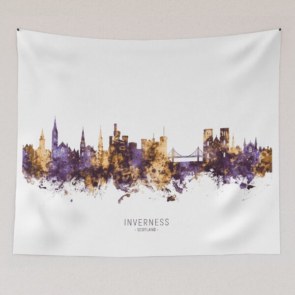 Item preview, Inverness Scotland Skyline designed and sold by ArtPrints.