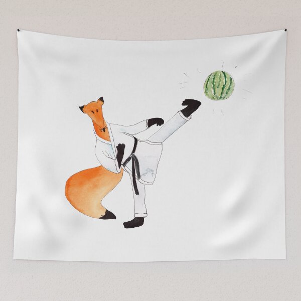 Item preview, Karate fox - karate martial art designed and sold by ElenaEhrenberg.