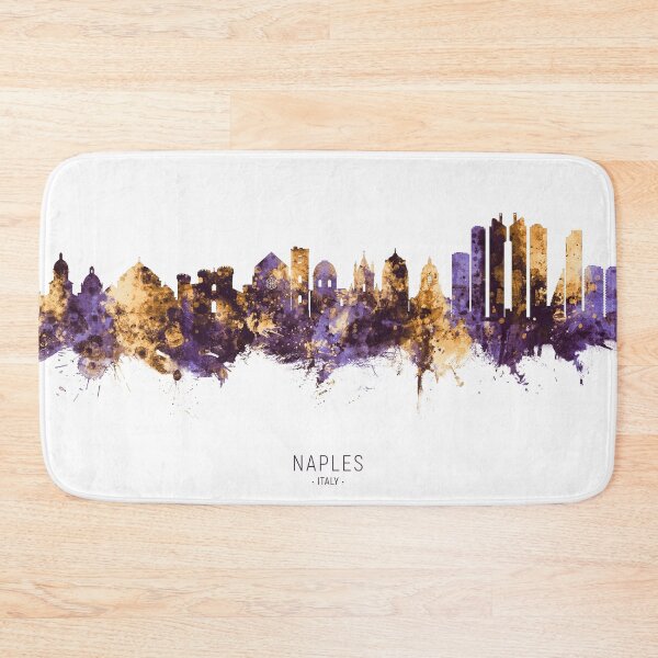 Item preview, Naples Italy Skyline designed and sold by ArtPrints.