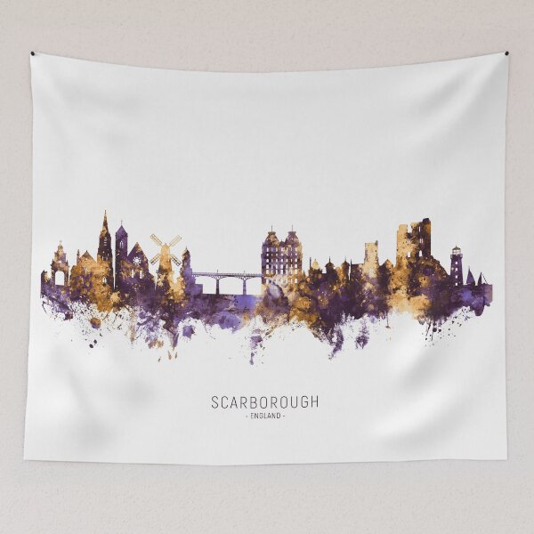 Item preview, Scarborough England Skyline designed and sold by ArtPrints.