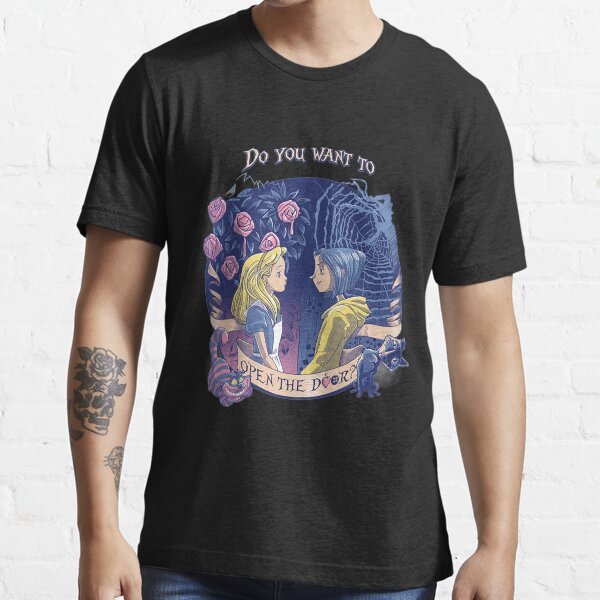 Coraline & Alice "Open the door" T-Shirt Essential T-Shirt
