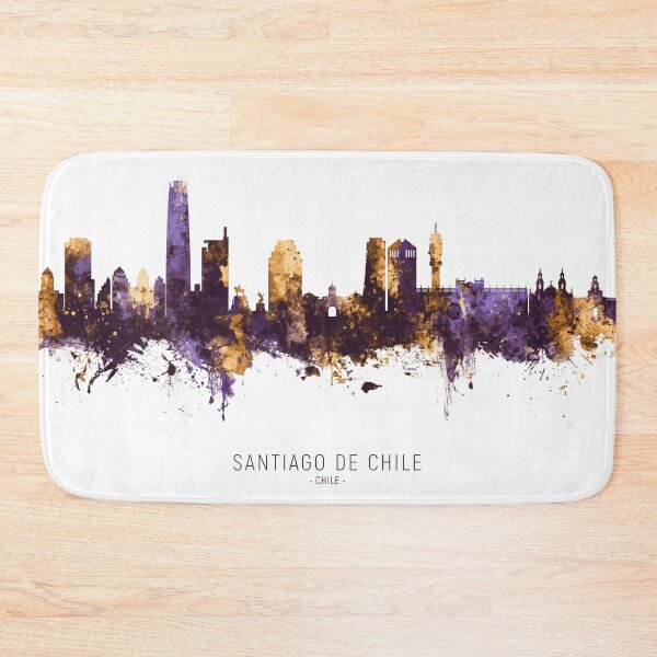 Item preview, Santiago de Chile Skyline designed and sold by ArtPrints.