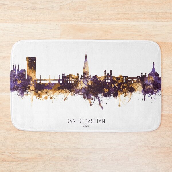 Item preview, San Sebastian Spain Skyline designed and sold by ArtPrints.