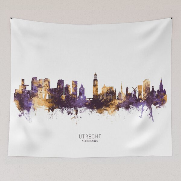 Item preview, Utrecht The Netherlands Skyline designed and sold by ArtPrints.