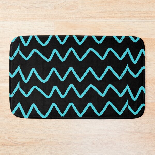 Item preview, Zigzag seamless pattern on black background designed and sold by Giree07.