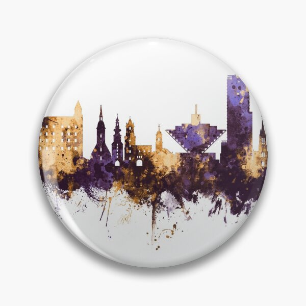 Item preview, Bratislava Slovakia Skyline designed and sold by ArtPrints.