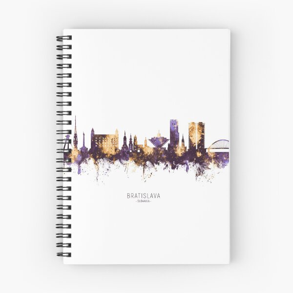 Item preview, Bratislava Slovakia Skyline designed and sold by ArtPrints.