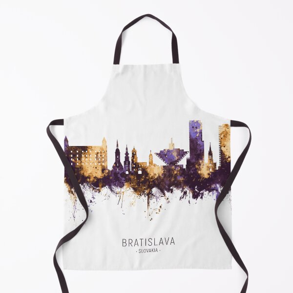 Item preview, Bratislava Slovakia Skyline designed and sold by ArtPrints.
