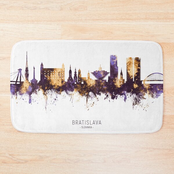 Item preview, Bratislava Slovakia Skyline designed and sold by ArtPrints.