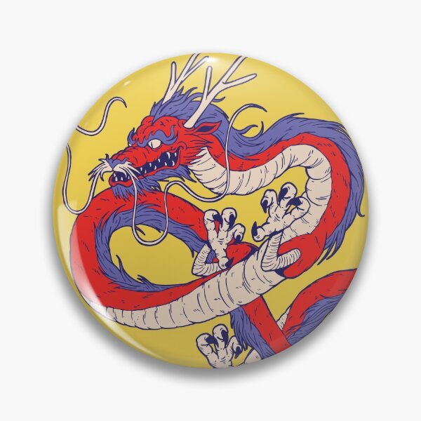 Item preview, Red Blue Chinese Dragon designed and sold by SalamancaCL.