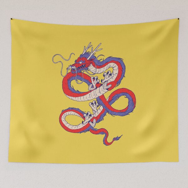 Item preview, Red Blue Chinese Dragon designed and sold by SalamancaCL.
