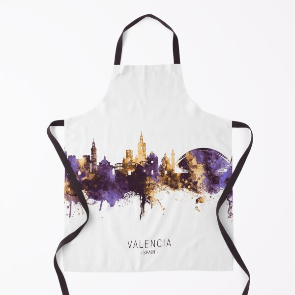 Item preview, Valencia Spain Skyline designed and sold by ArtPrints.