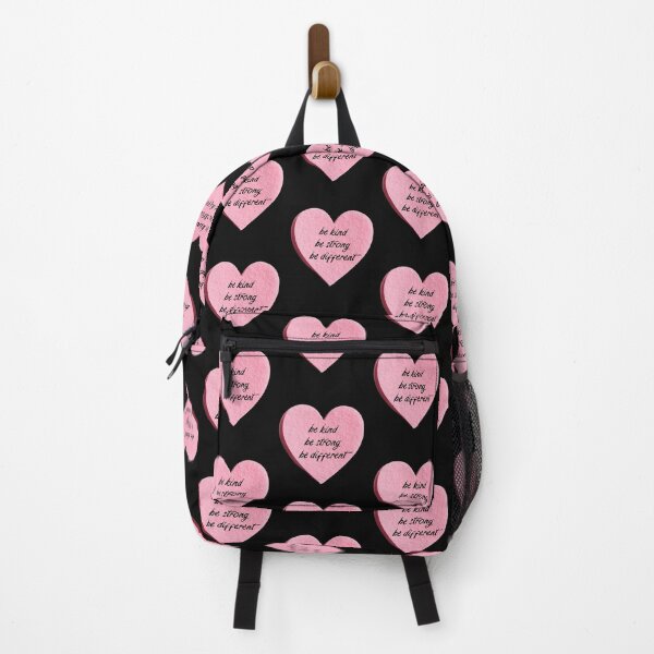 Item preview, Be kind be strong be different pink heart designed and sold by DesignsofNote.