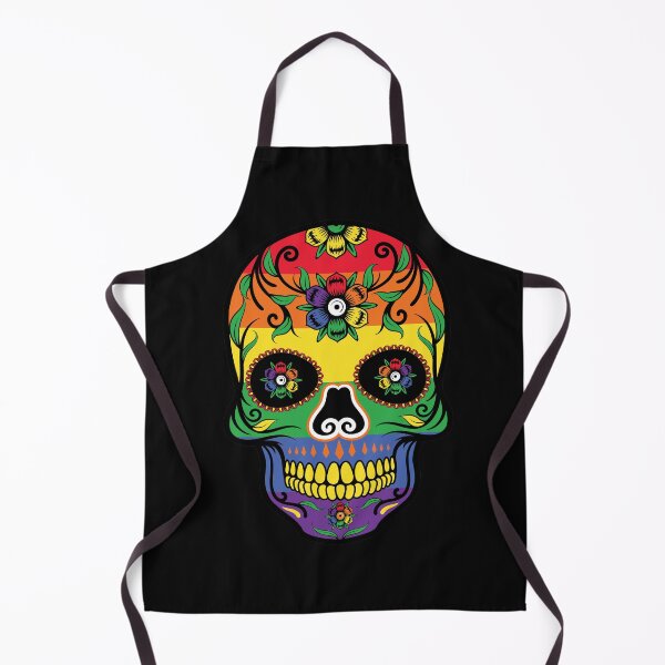 Item preview, Rainbow Halloween Skull designed and sold by FreeUniqueEqaul.