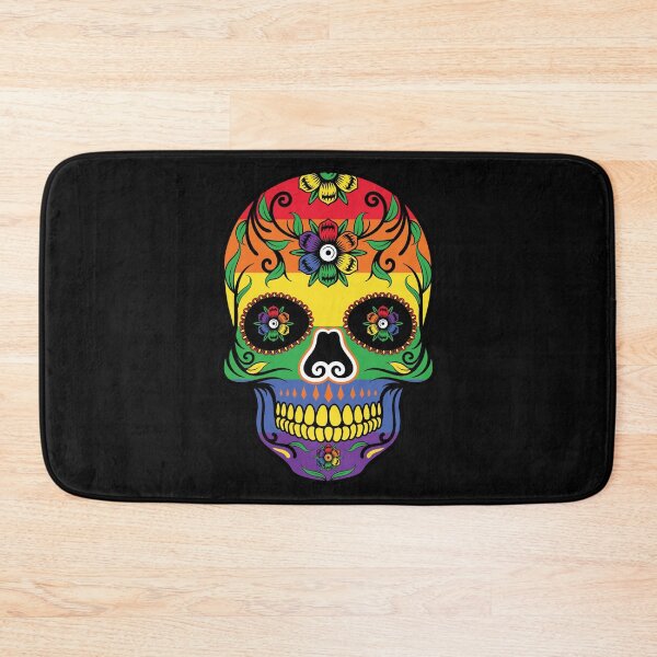 Item preview, Rainbow Halloween Skull designed and sold by FreeUniqueEqaul.
