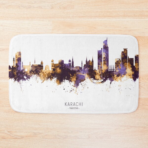 Item preview, Karachi Pakistan Skyline designed and sold by ArtPrints.