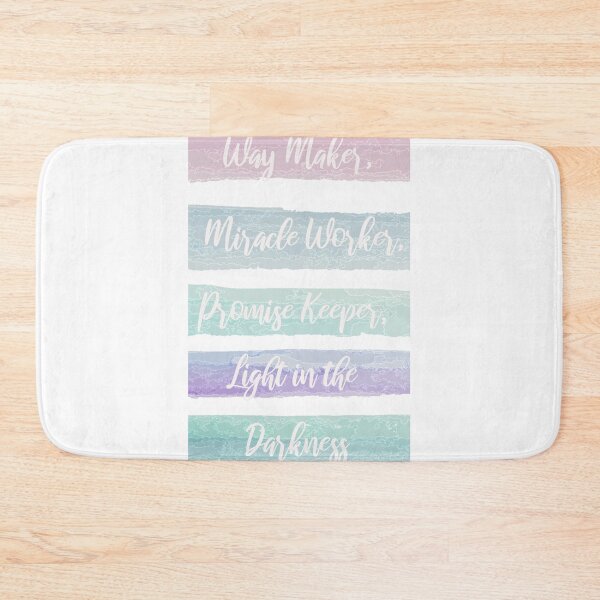 Item preview, way maker,miracle worker,promise keeper, light in the darkness designed and sold by BlossomWrites.