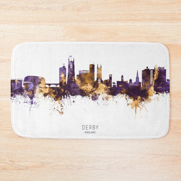 Item preview, Derby England Skyline designed and sold by ArtPrints.