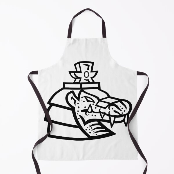 Item preview, Head of Sobek or Sobki Ancient Egyptian God Mascot Black and White designed and sold by patrimonio.