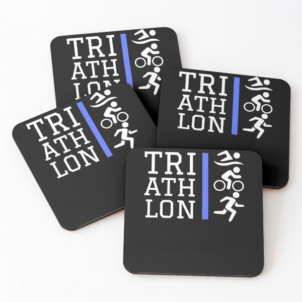 Item preview, Triathlon Icons Blue designed and sold by shopbikeshirt.