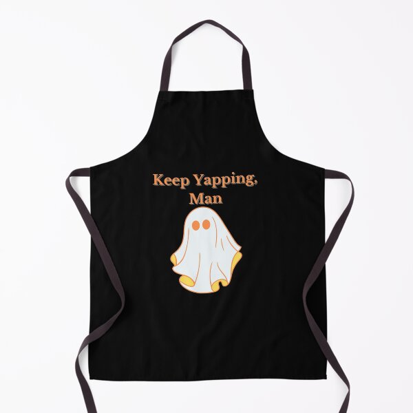 Item preview, Keep Yapping Man with Ghost Halloween Theme designed and sold by healthybrains.