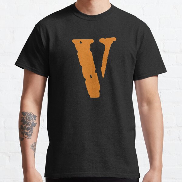 vlone tee orange