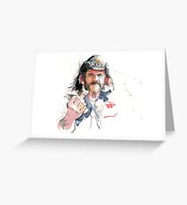 Lemmy. Lead singer of Motorhead. Greeting Card