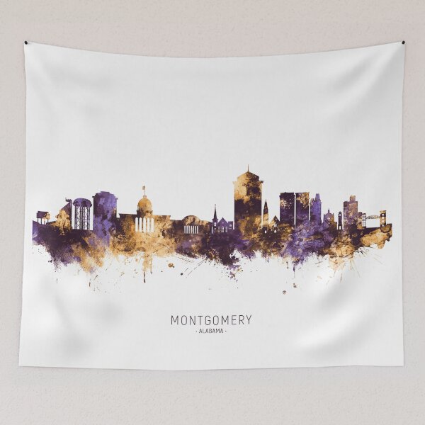 Item preview, Montgomery Alabama Skyline designed and sold by ArtPrints.