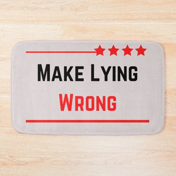 Item preview, Make Lying Wrong Again designed and sold by The Full Cart.