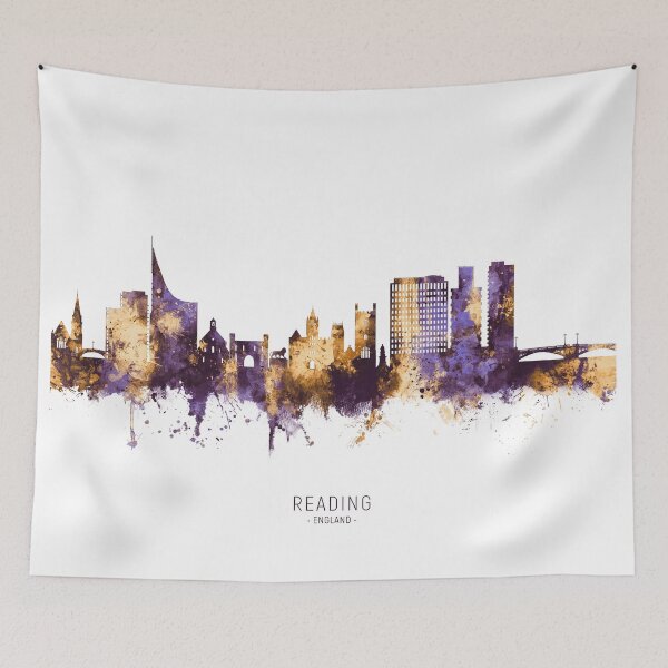 Artikelvorschau, Reading England Skyline entworfen und verkauft von ArtPrints.