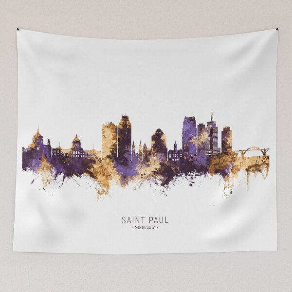 Item preview, Saint Paul Minnesota Skyline designed and sold by ArtPrints.