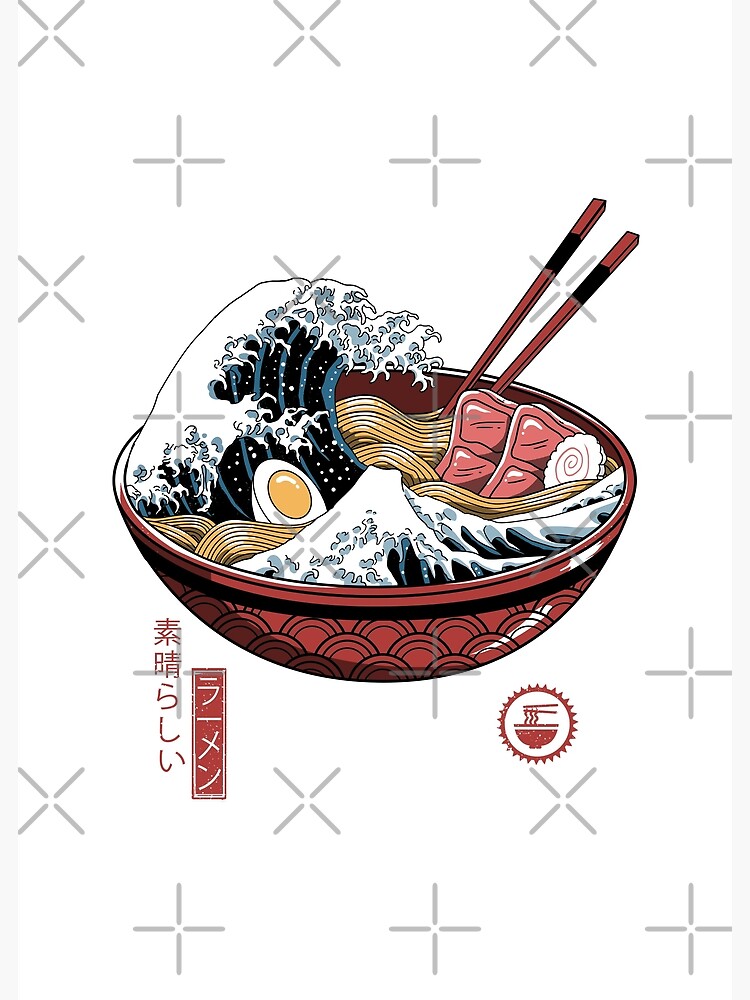 Great Ramen Wave White by vincenttrinidad