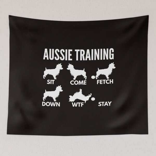 Item preview, Aussie Training Australian Terrier Tricks designed and sold by DoggyStyles.