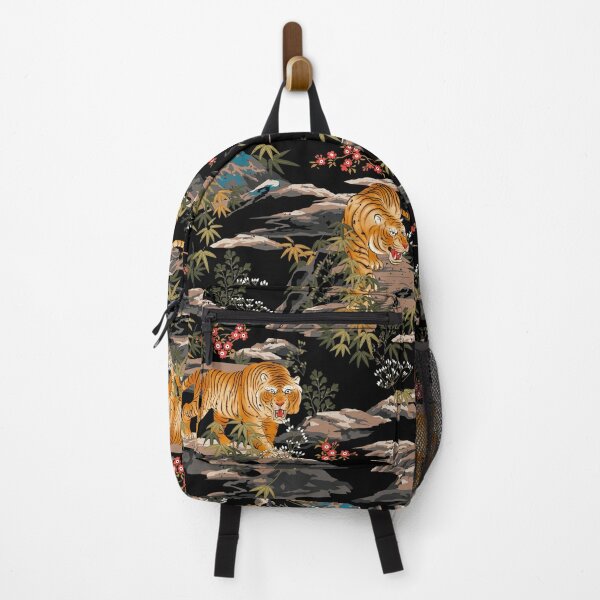 Japanese Tiger Floral Backpack
