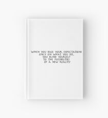 Zaheer quote 2 Hardcover Journal
