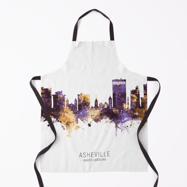 Item preview, Asheville North Carolina Skyline designed and sold by ArtPrints.