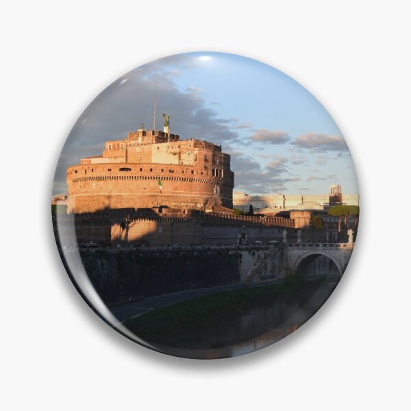 Item preview, Rome Italy: 'Castel Sant'Angelo' In The Distance, View From The River designed and sold by GabryNY.