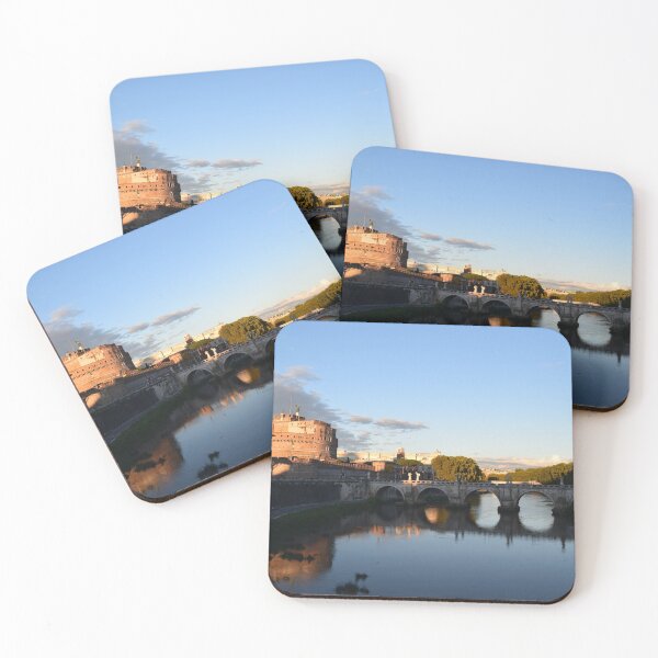 Item preview, Rome Italy: 'Castel Sant'Angelo' In The Distance, View From The River designed and sold by GabryNY.