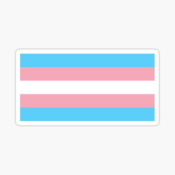 Transgender Pride Flag Sticker