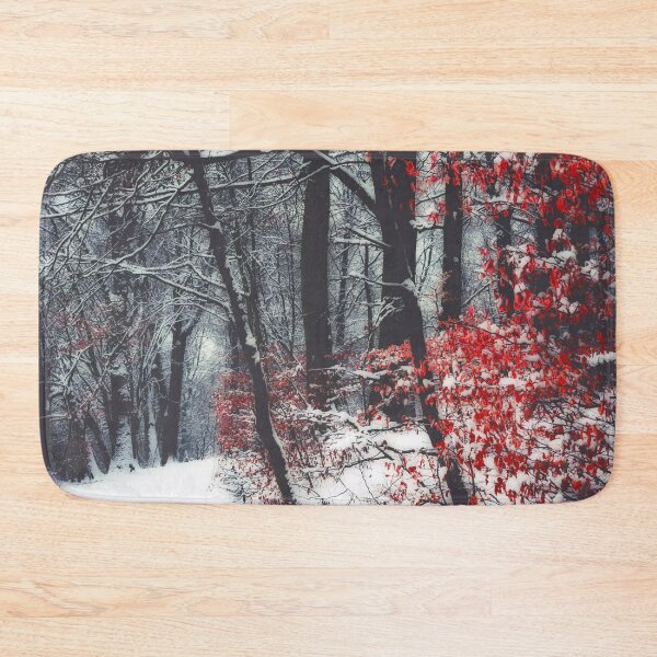 Item preview, Winter Day - Forest hike and trees covered in snow designed and sold by Dyrk Wyst Redbubble Shop.