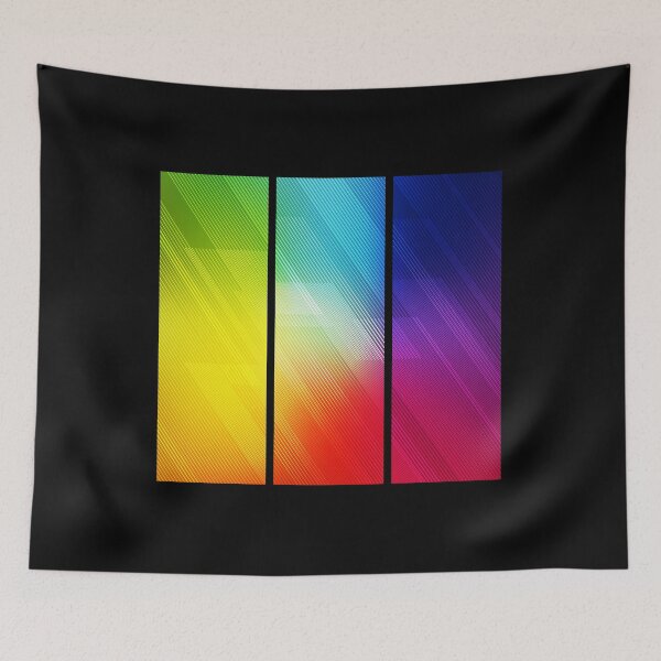 Item preview, Rainbow Pillars designed and sold by FreeUniqueEqaul.