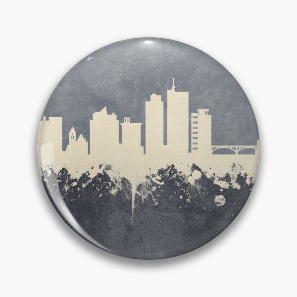Item preview, Cedar Rapids Iowa Skyline designed and sold by ArtPrints.