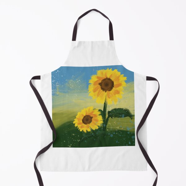 Item preview, Painterly sunflowers designed and sold by hoshimem.