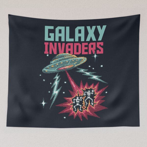 Item preview, Retro 8Bit Invaders From Galaxy  designed and sold by Vector Scout Lab.